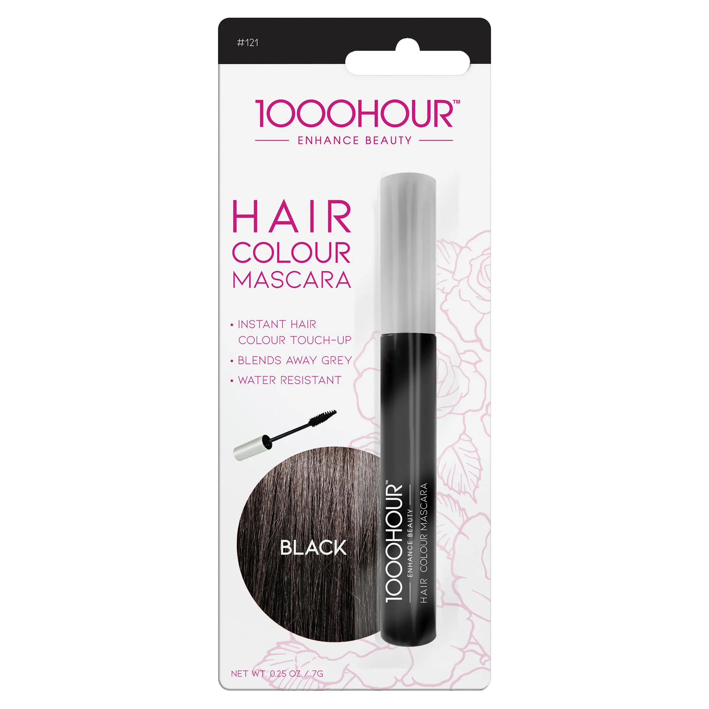 1000HOUR Hair Colour Mascara - Black