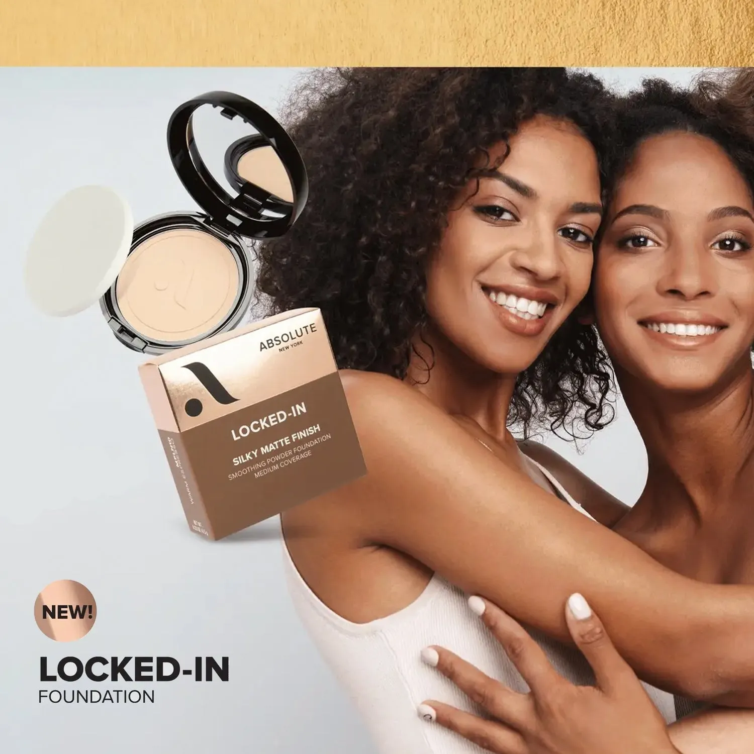 Absolute New York Locked-In Silky Matte Finish Powder Foundation