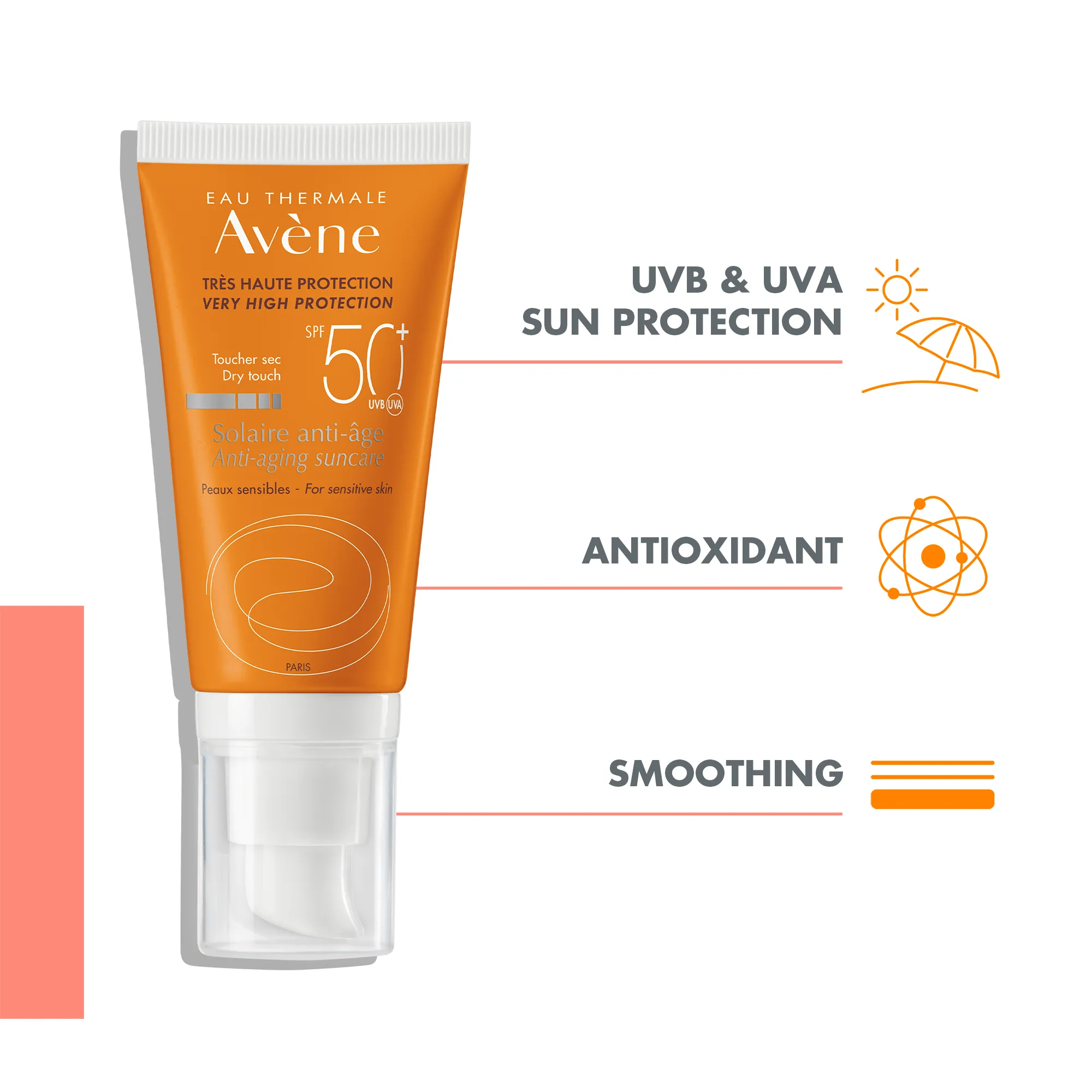 Avène Very high Protection Anti-Ageing SPF50  50ml