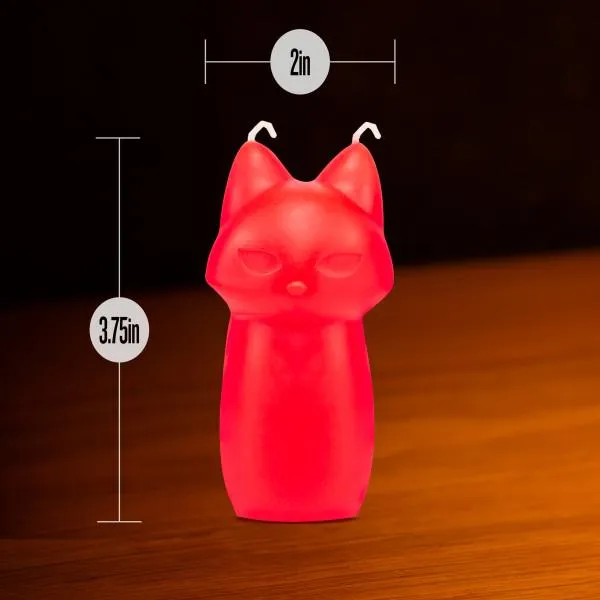 Blush Temptasia Fox Drip Candle