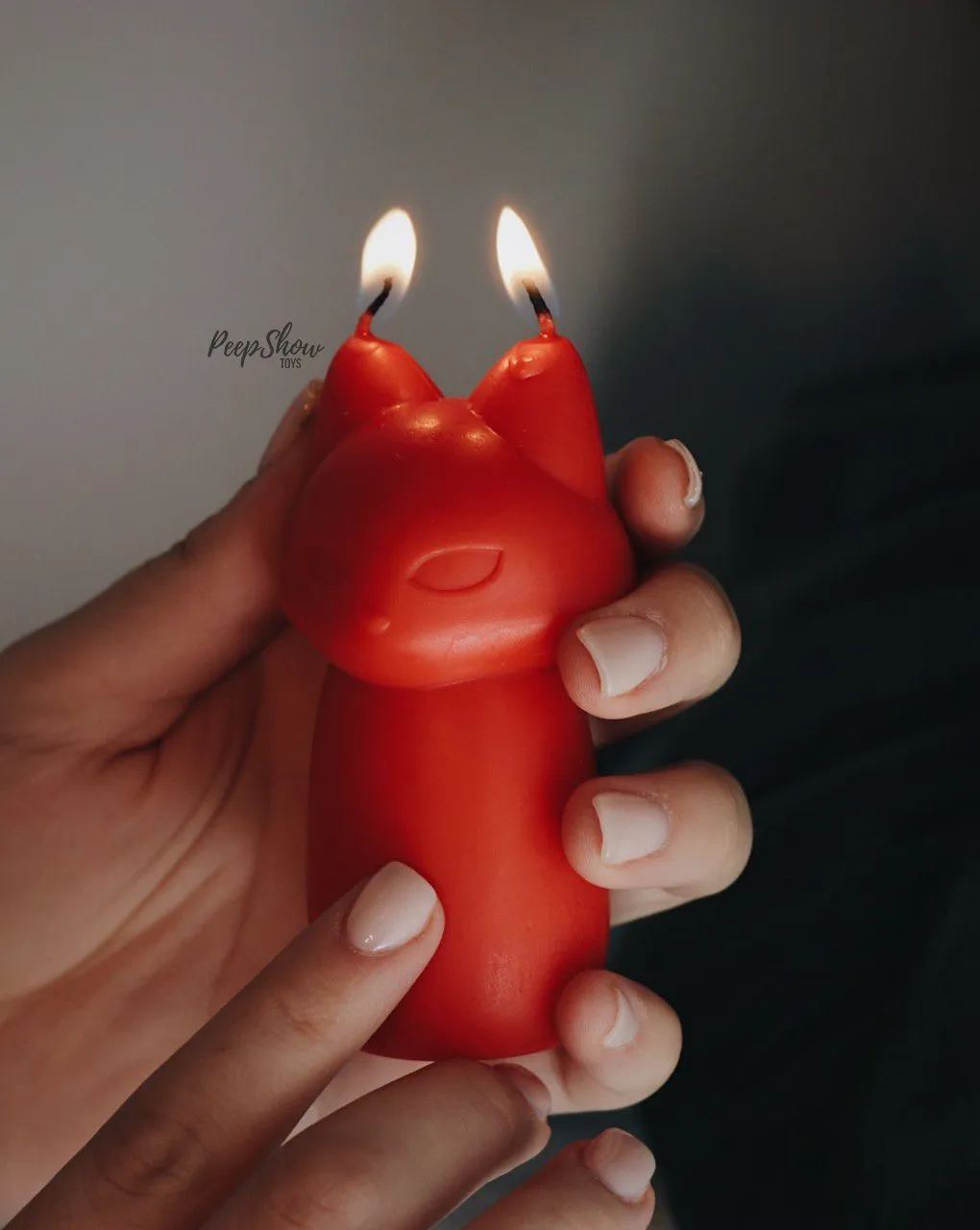 Blush Temptasia Fox Drip Candle
