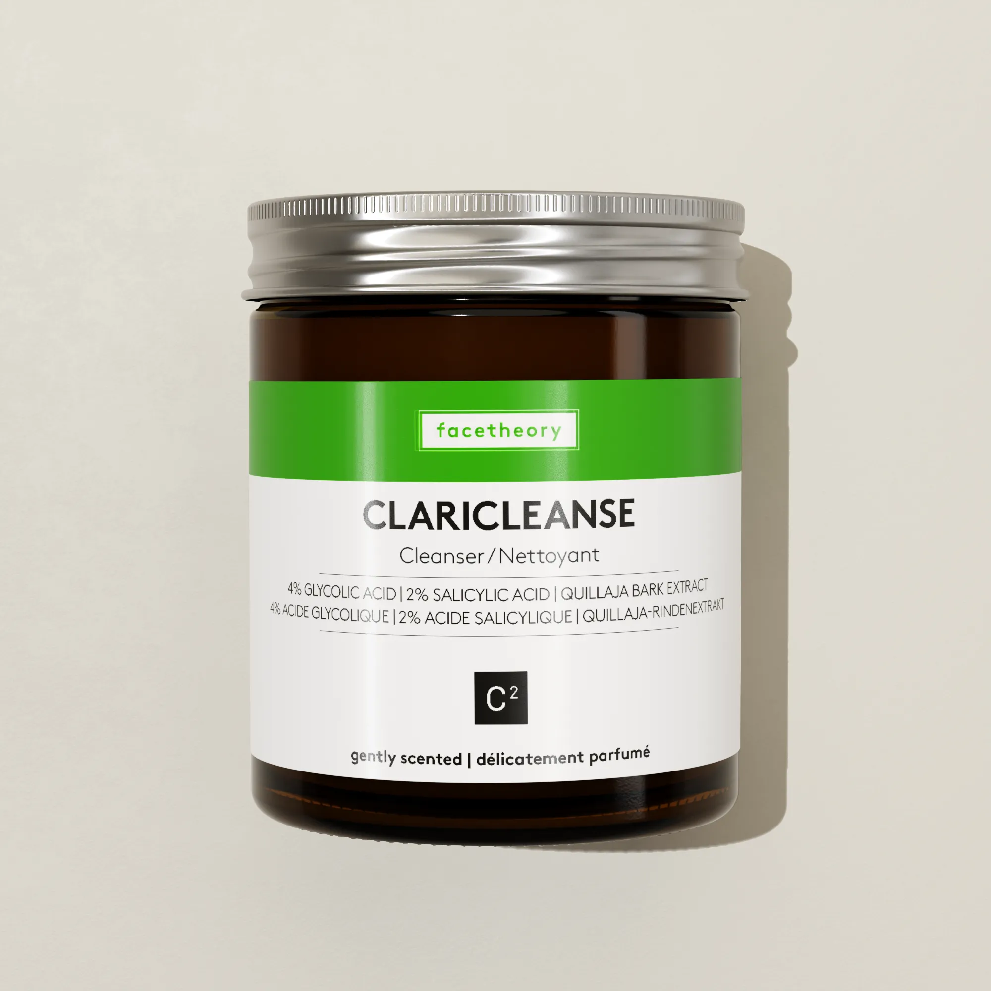 Clarifying Cleanser C2 Pro with Quillaja Saponins, Glycolic Acid, Salicylic Acid and Lactic Acid