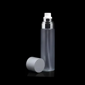 Cloud 100 ML Fine Mist Spray Bottle Frosted with Matte Silver Cap