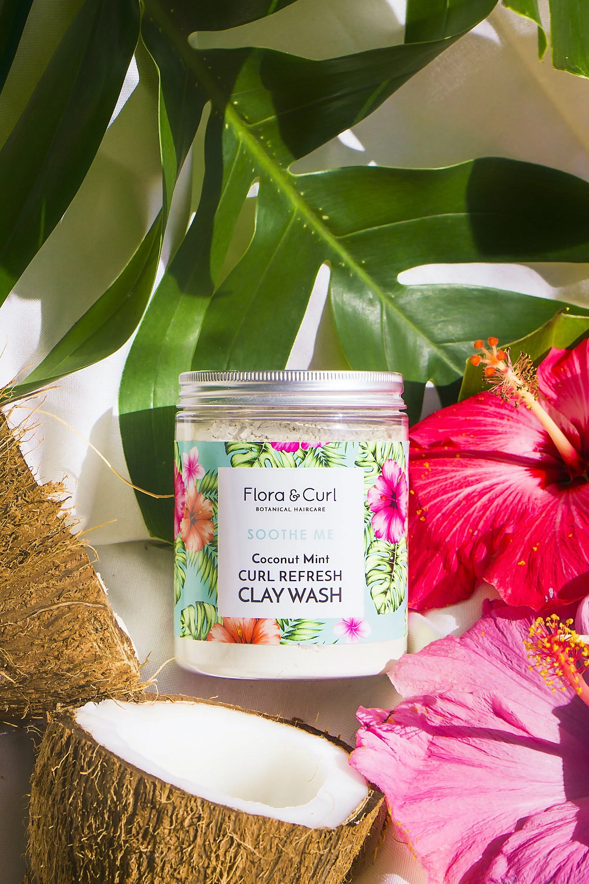 Coconut Mint Curl Refresh Clay Wash