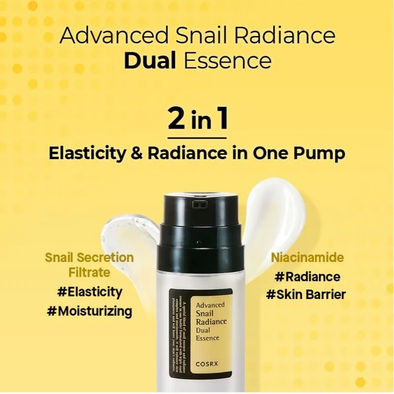 COSRX Advanced Snail Radiance Dual Essence 80ml, 1pc