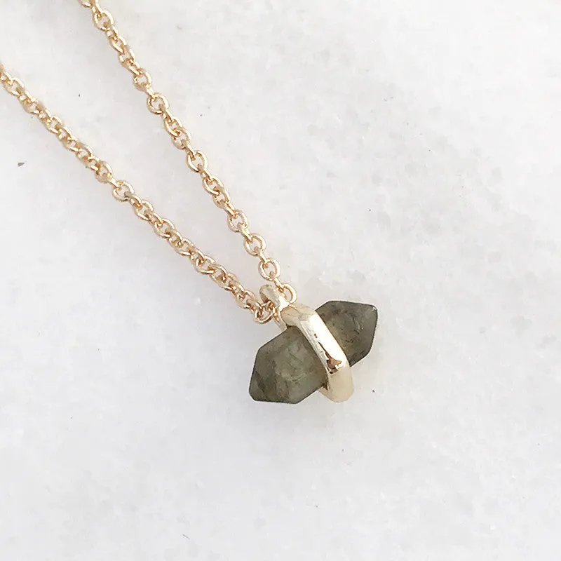 Dainty Collarbone Tiny Semi Precious necklace