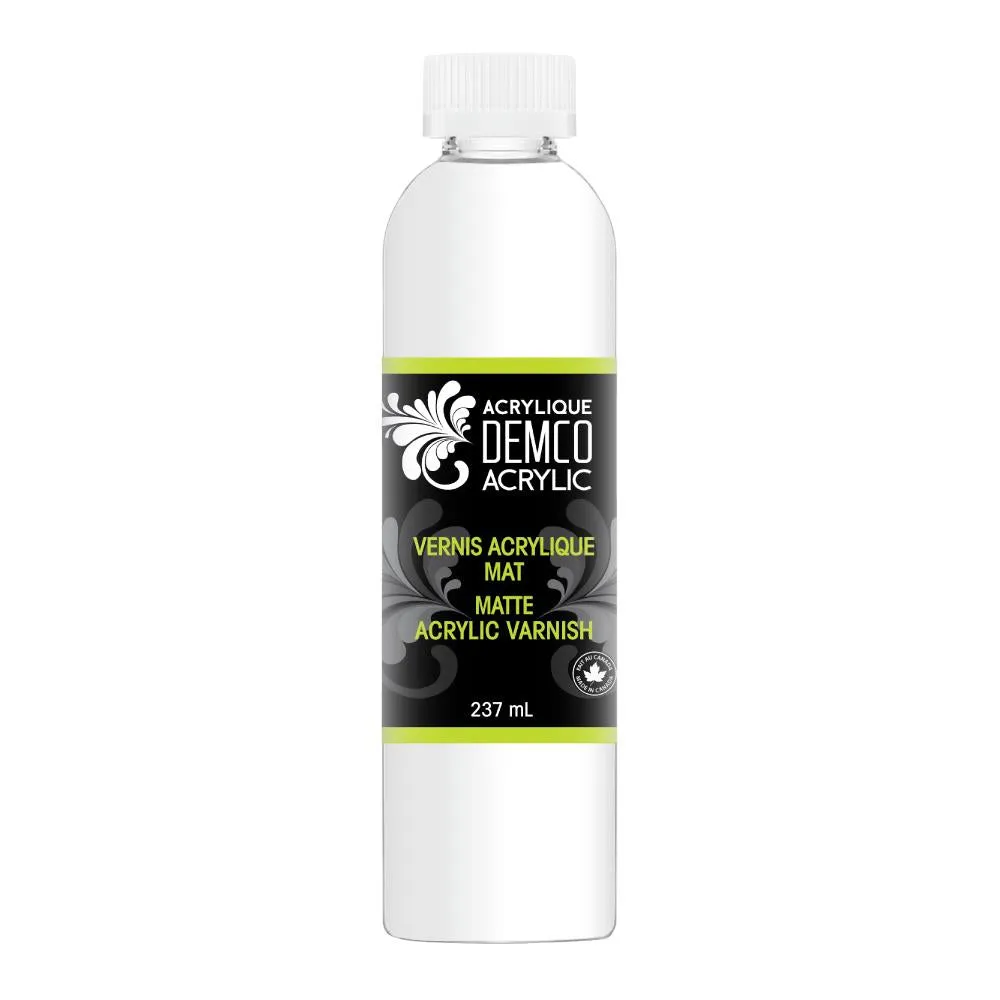 Demco EnCouleurs Acrylic Matte Medium & Varnish 237mL