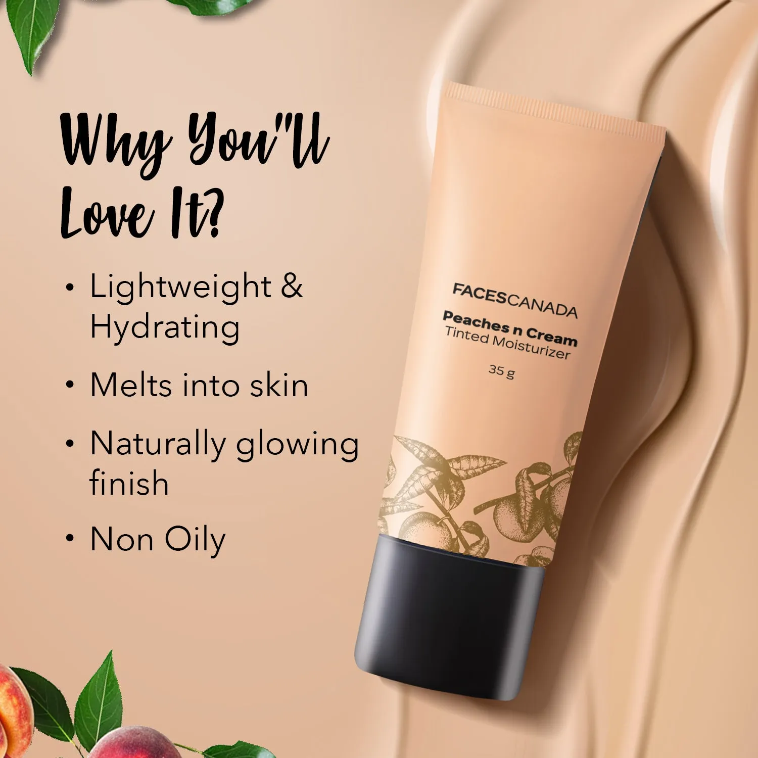 FC Peaches N Cream Tinted Moisturizer Beige 02 35g