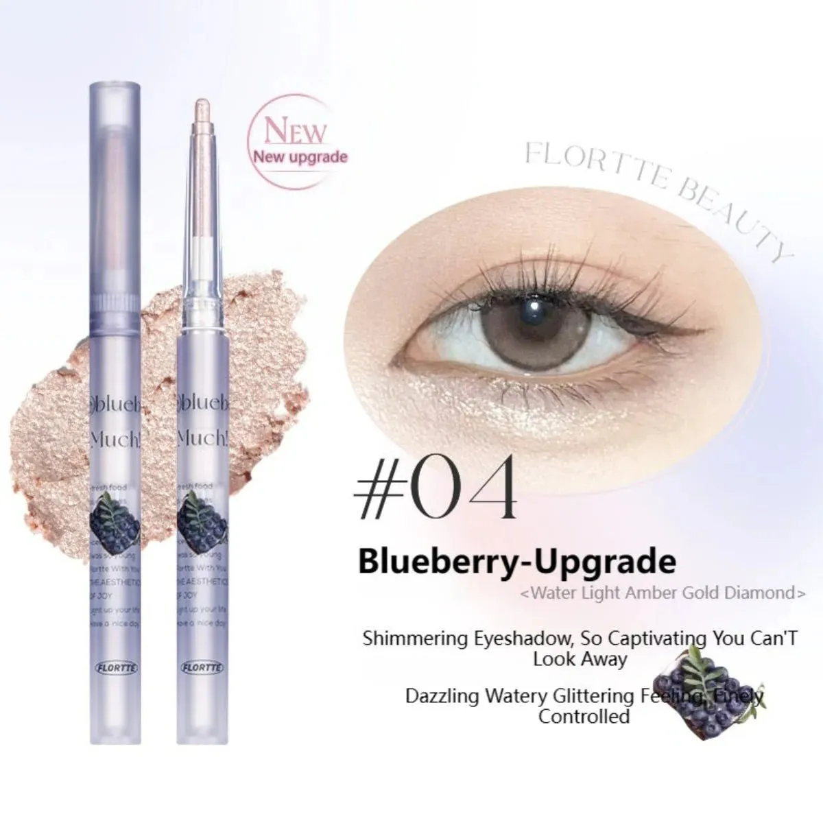 Flortte I Love Myself Silkworm Eyeshadow Pen (6 Shades)