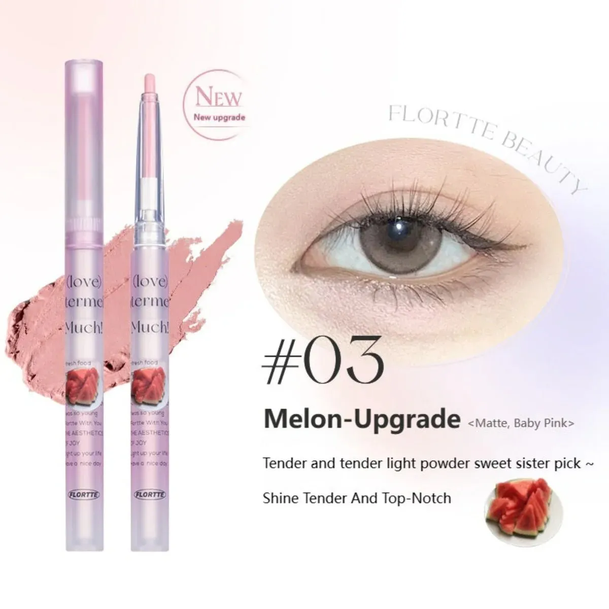 Flortte I Love Myself Silkworm Eyeshadow Pen (6 Shades)