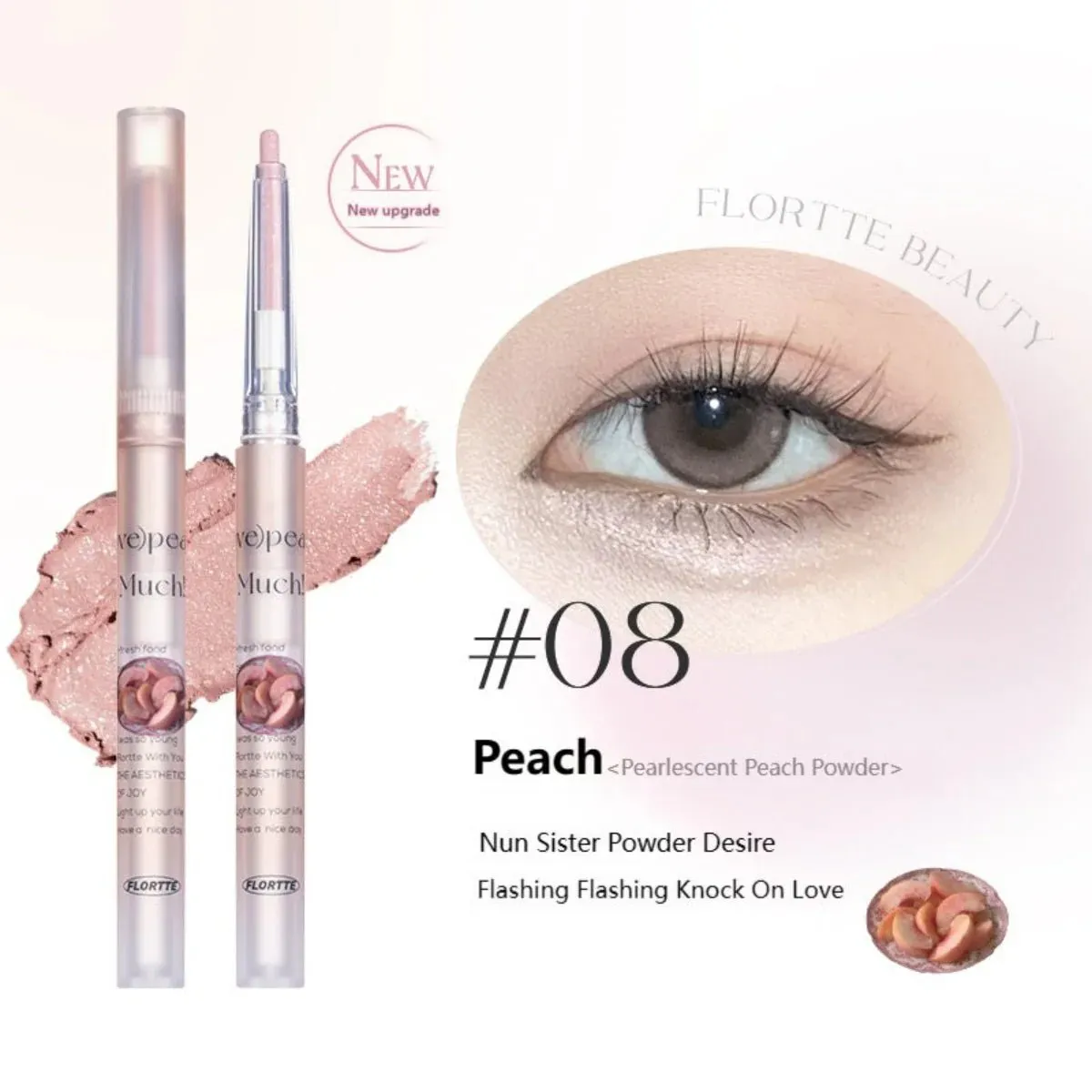 Flortte I Love Myself Silkworm Eyeshadow Pen (6 Shades)