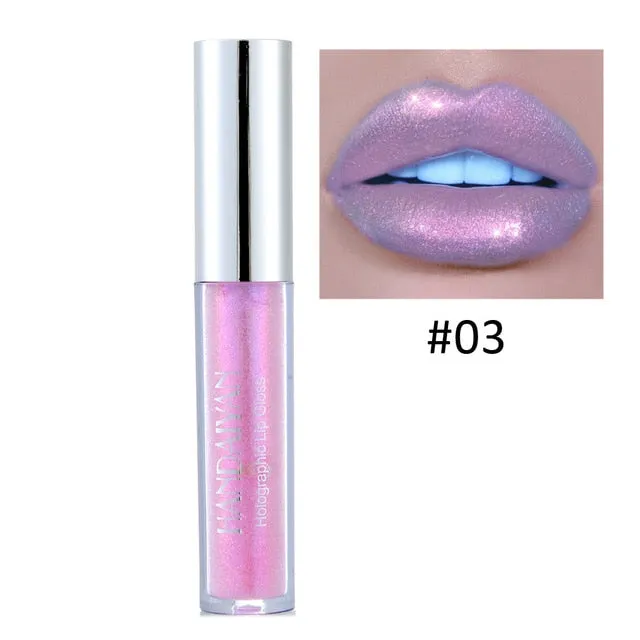 Liquid Crystal Glow Lip Gloss Laser Holographic Makeup