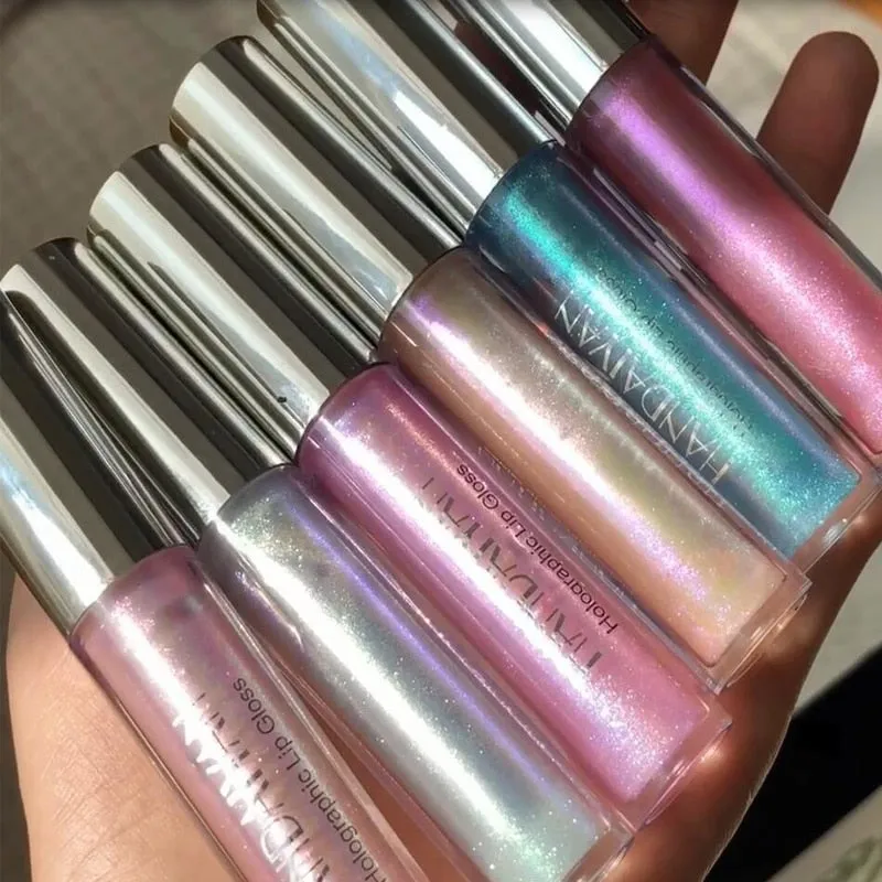 Liquid Crystal Glow Lip Gloss Laser Holographic Makeup