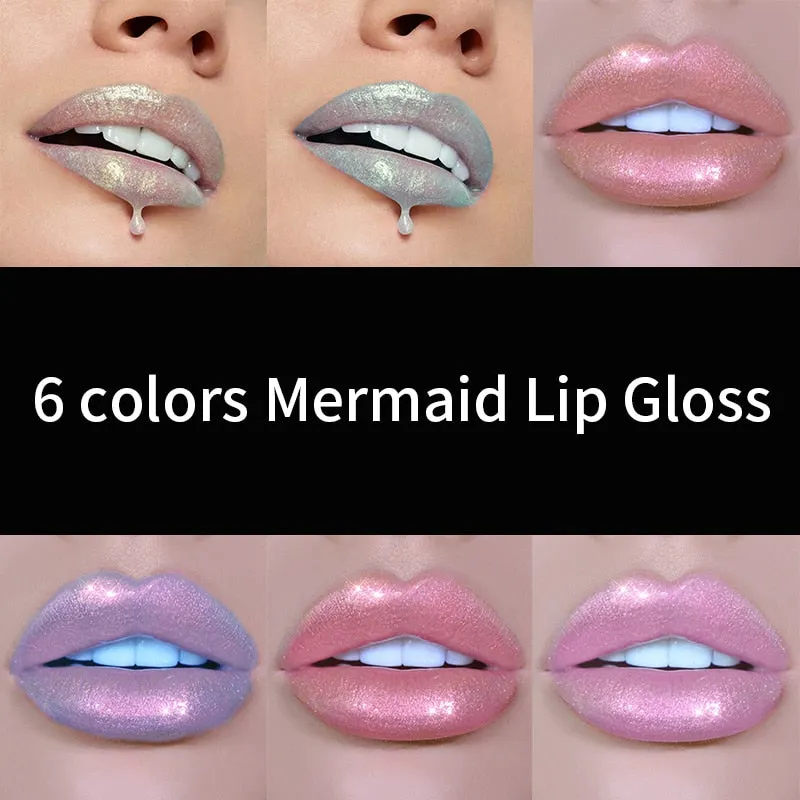 Liquid Crystal Glow Lip Gloss Laser Holographic Makeup