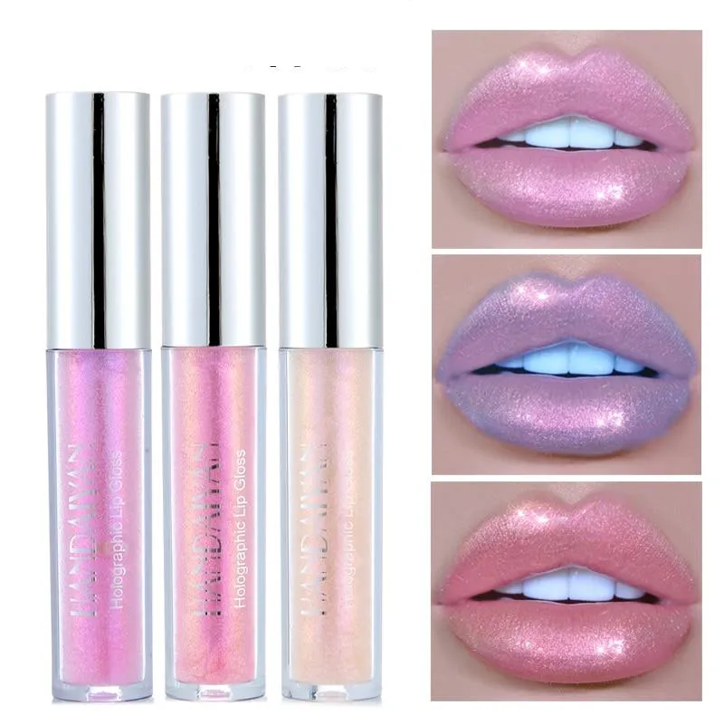 Liquid Crystal Glow Lip Gloss Laser Holographic Makeup