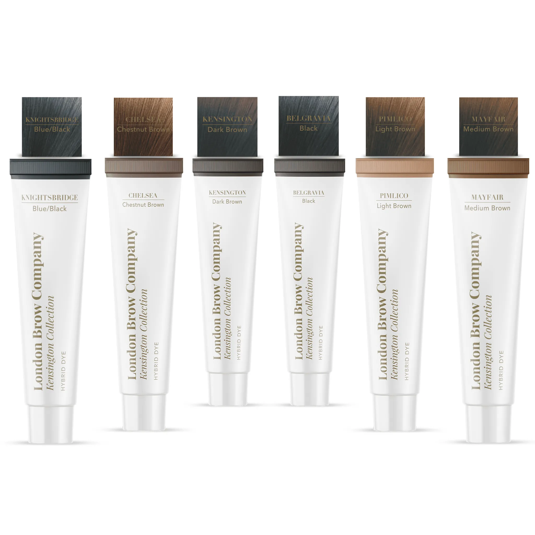London Hybrid Dye Brow Stain Tint - 9 Different Colours