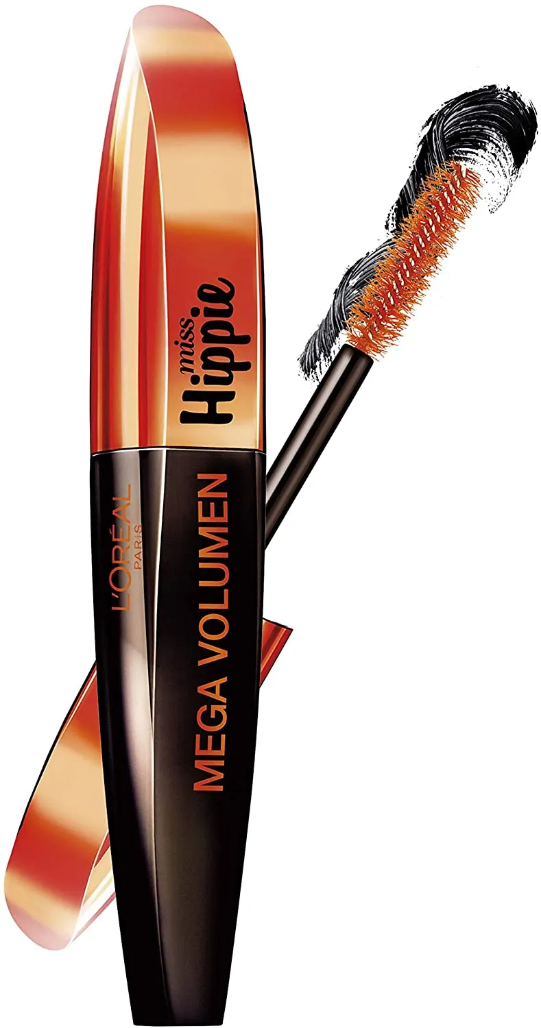 LOreal Paris - Mega Volume Eyelash Mascara - Miss Hippie - Black