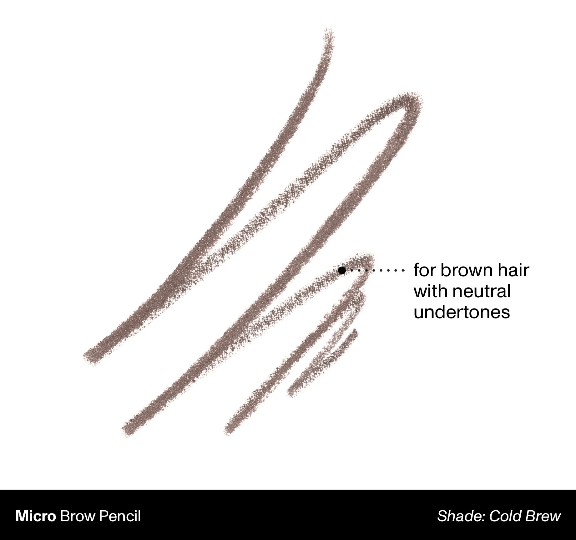 Micro Brow Dual-Ended Pencil & Spoolie - Cold Brew