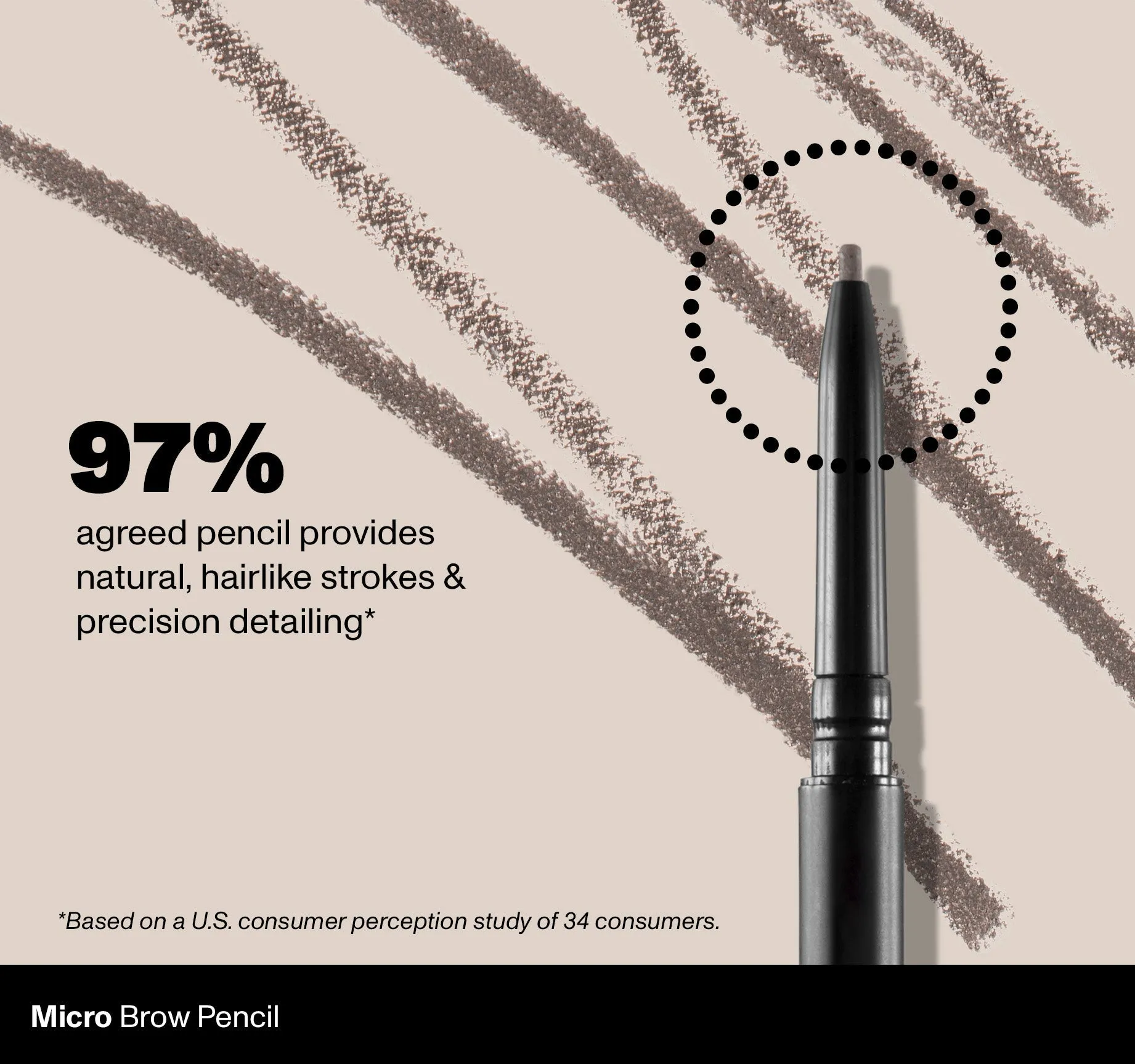 Micro Brow Dual-Ended Pencil & Spoolie - Cold Brew