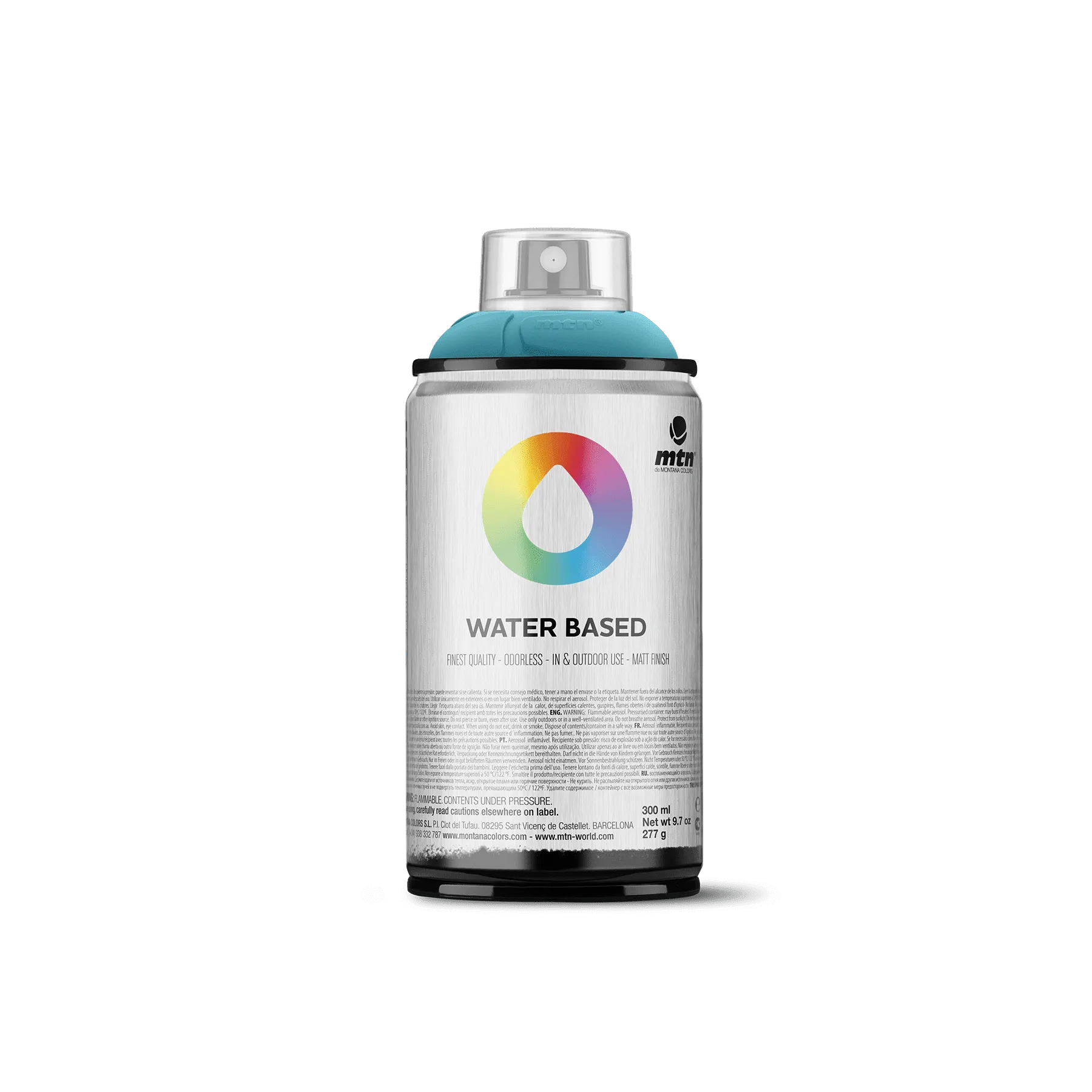 MTN Water Based 300 Spray Paint - <strong>NEW</strong> Blue Green Deep (WRV-14)