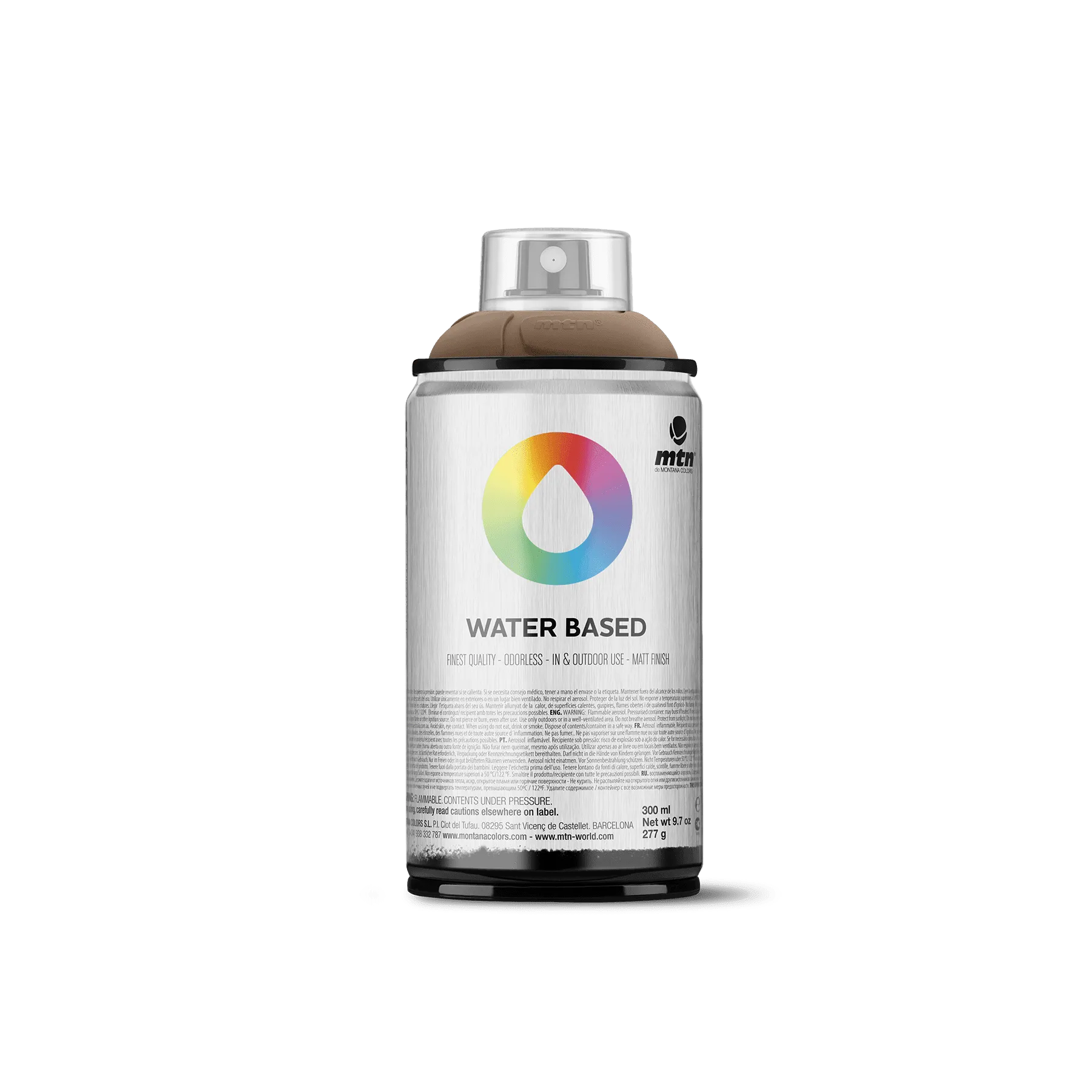 MTN Water Based 300 Spray Paint - <strong>NEW</strong> Raw Umber Deep (WRV-139)