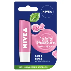 Nivea Soft Rose Lip Balm 5.5ml