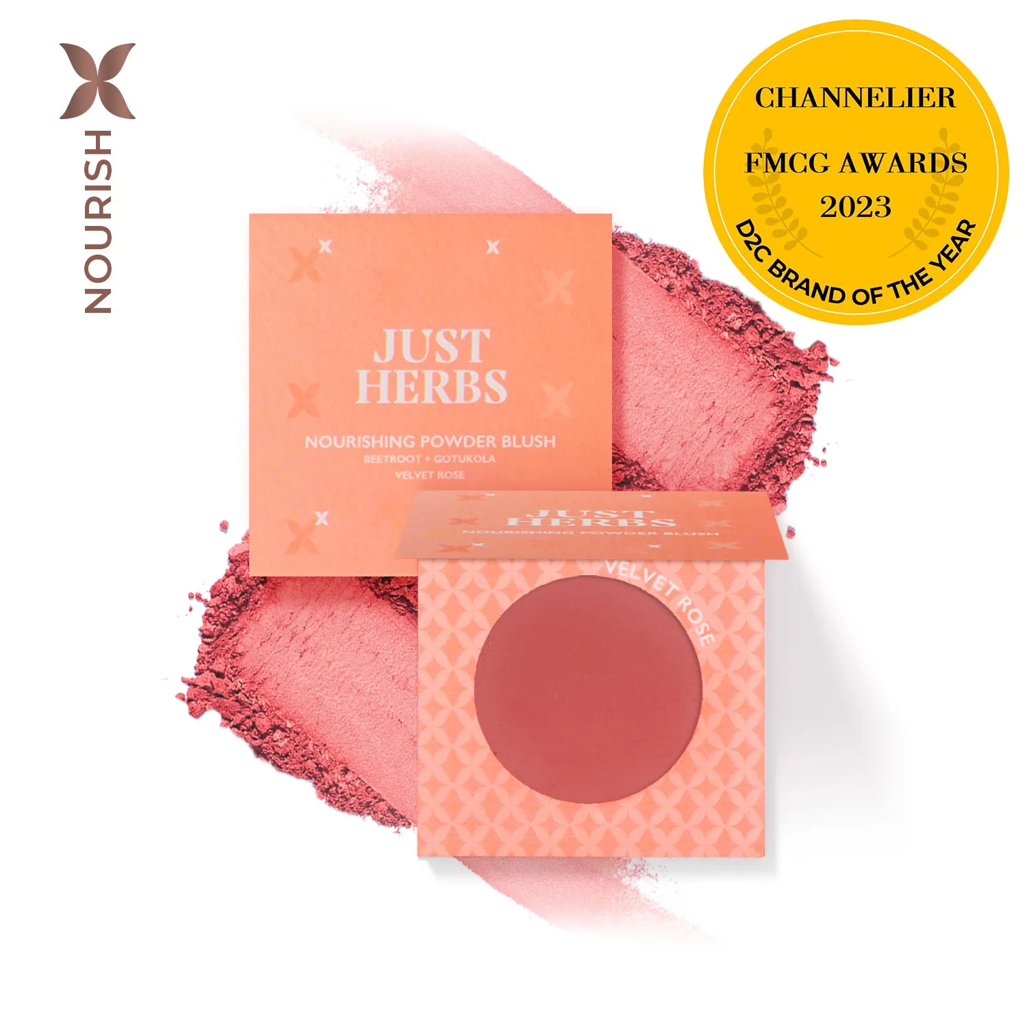 Nourishing Powder Blush with Beetroot & Gotukola