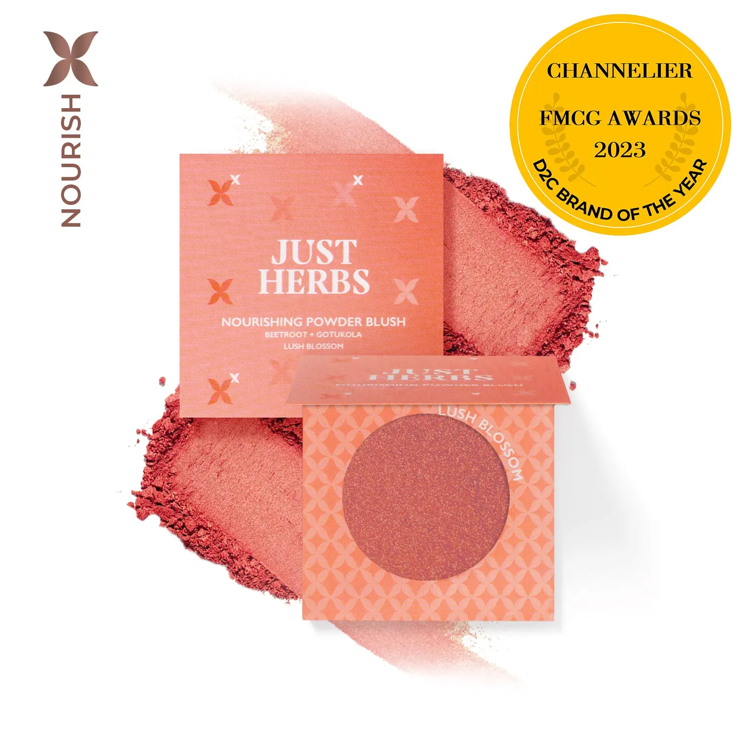 Nourishing Powder Blush with Beetroot & Gotukola