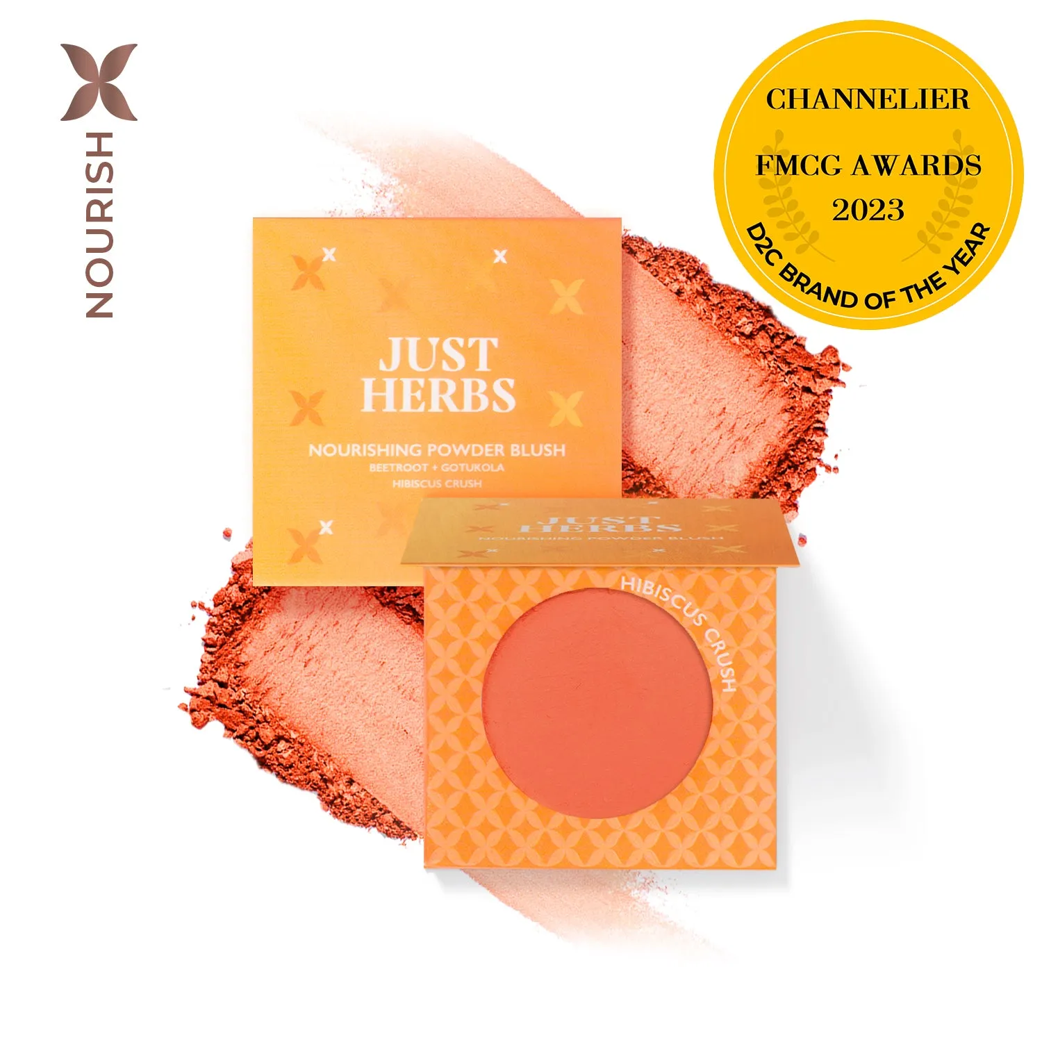 Nourishing Powder Blush with Beetroot & Gotukola