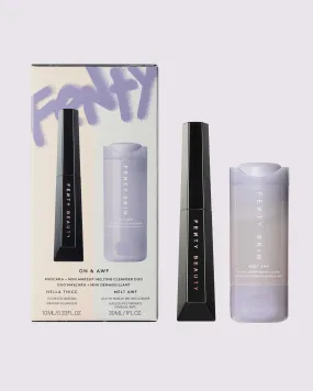 On & Awf Mascara   Mini Makeup-Melting Cleanser Duo