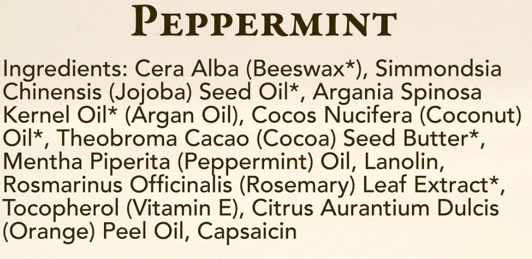 Peppermint Lip Balm