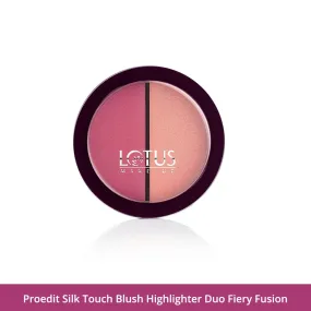 Proedit Silk Touch Blush Highlighter Duo - Fiery Fusion