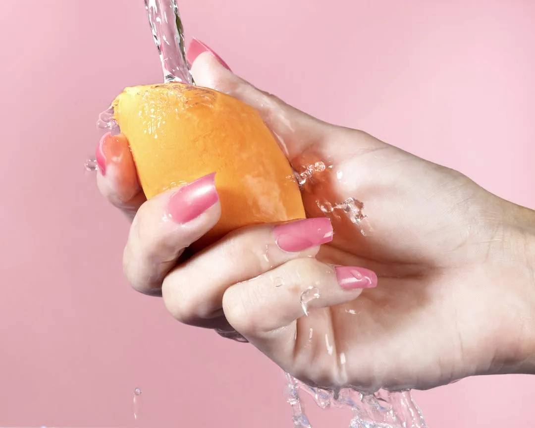 Real Techniques Beauty Makeup Blender Miracle Complexion and Makeup Power Sponge Set, For CC Cream Foundation, Orange & Pink, For Makeup Blending & Application, 2 Count
