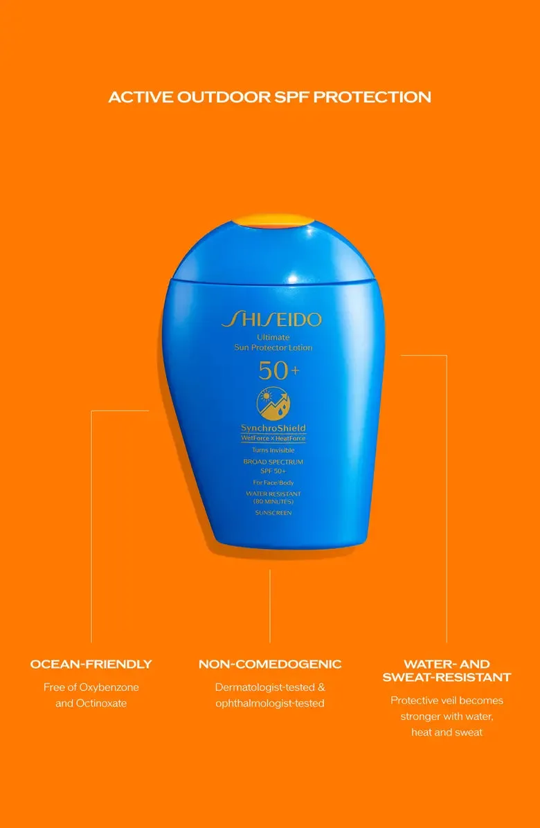 Shiseido Ultimate Sun Protector Lotion SPF 50  Sunscreen