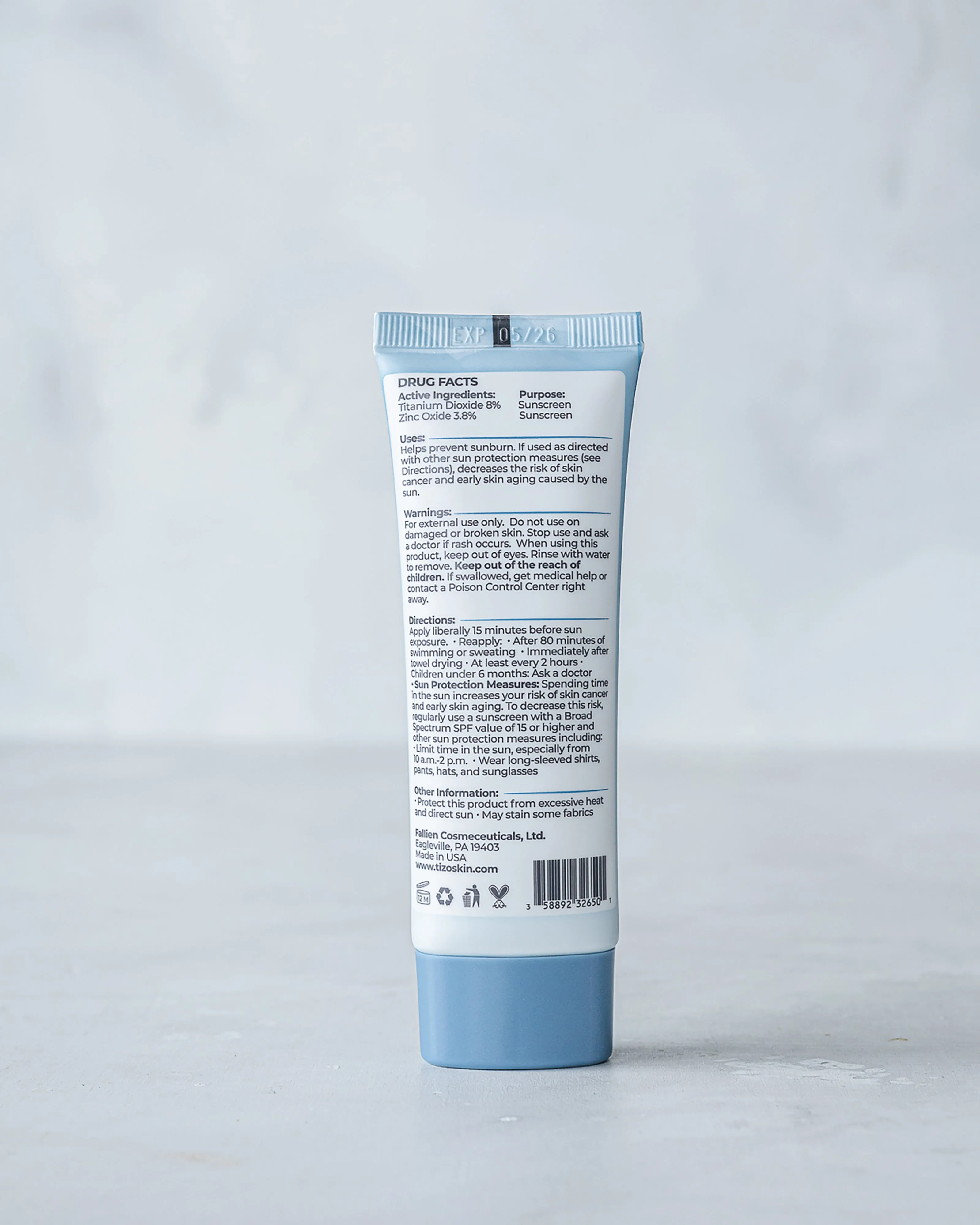 tizo spf 40 100% physical block sunscreen