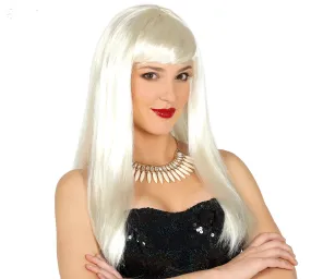 White Long Wig
