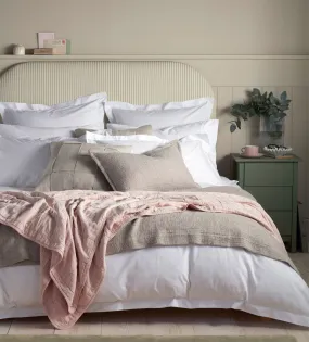 White Yarmouth 100% Cotton 800 Thread Count Bed Linen