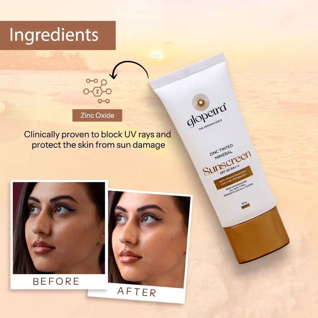 ZINC TINTED MINERAL Sunscreen SPF 50 PA   