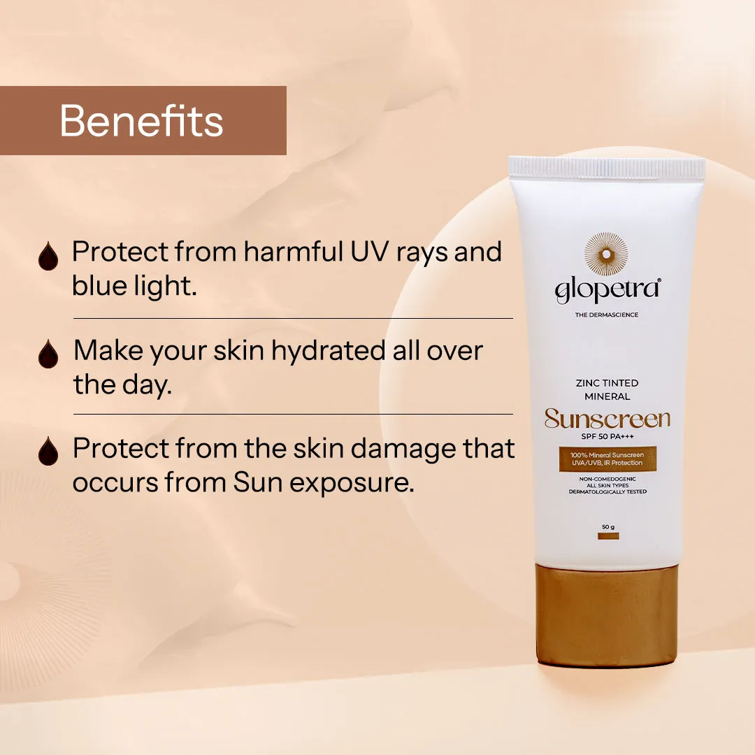 ZINC TINTED MINERAL Sunscreen SPF 50 PA   