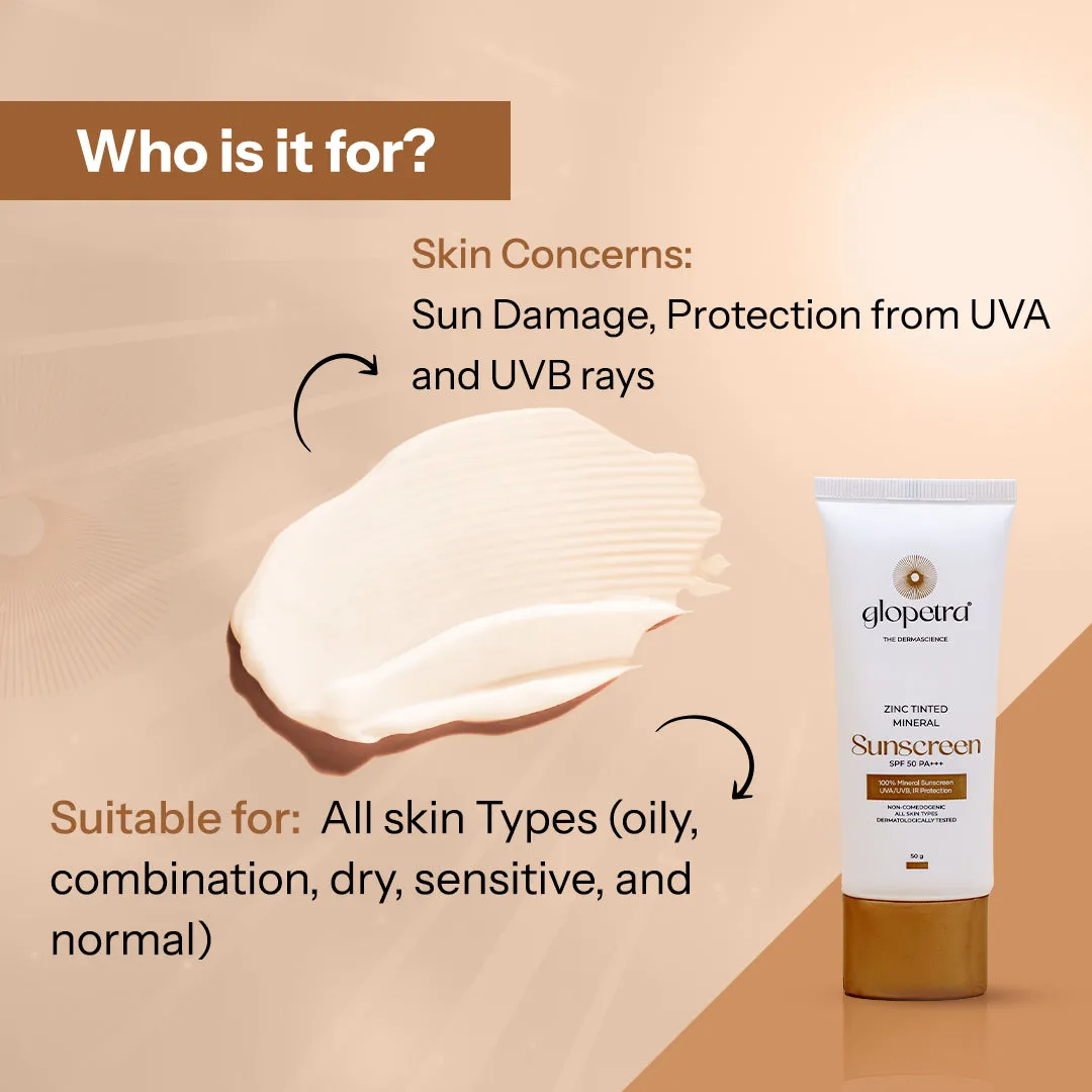 ZINC TINTED MINERAL Sunscreen SPF 50 PA   